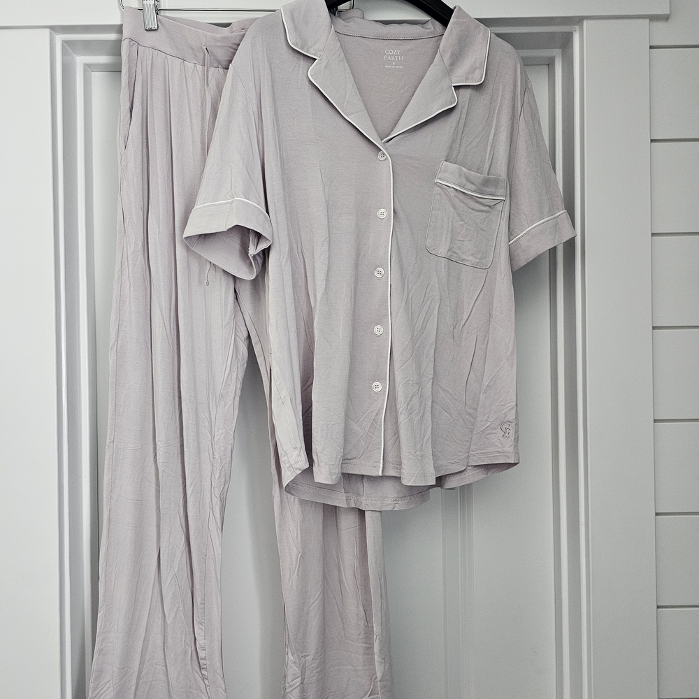 Soft Gray Women's Pajama Set